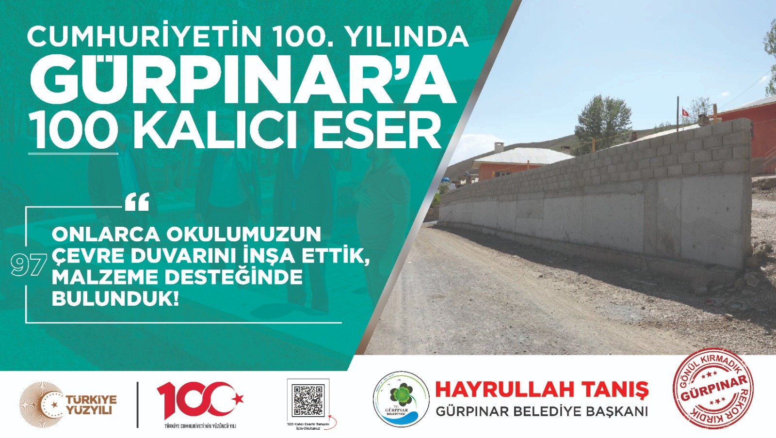 OKULLARIMIZA ÇEVRE DUVARI VE MALZEME DESTEĞİ